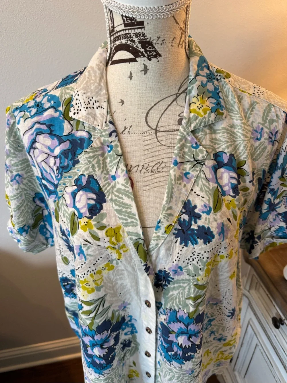 Anthropology Linen Top